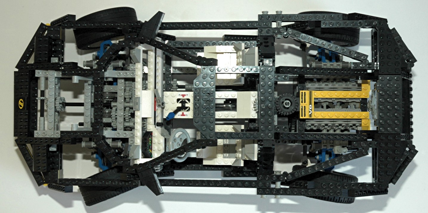 Lego® Technic Auspuff alt hellgrau von Super Car 8880 Palmenstamm old gray 2536 