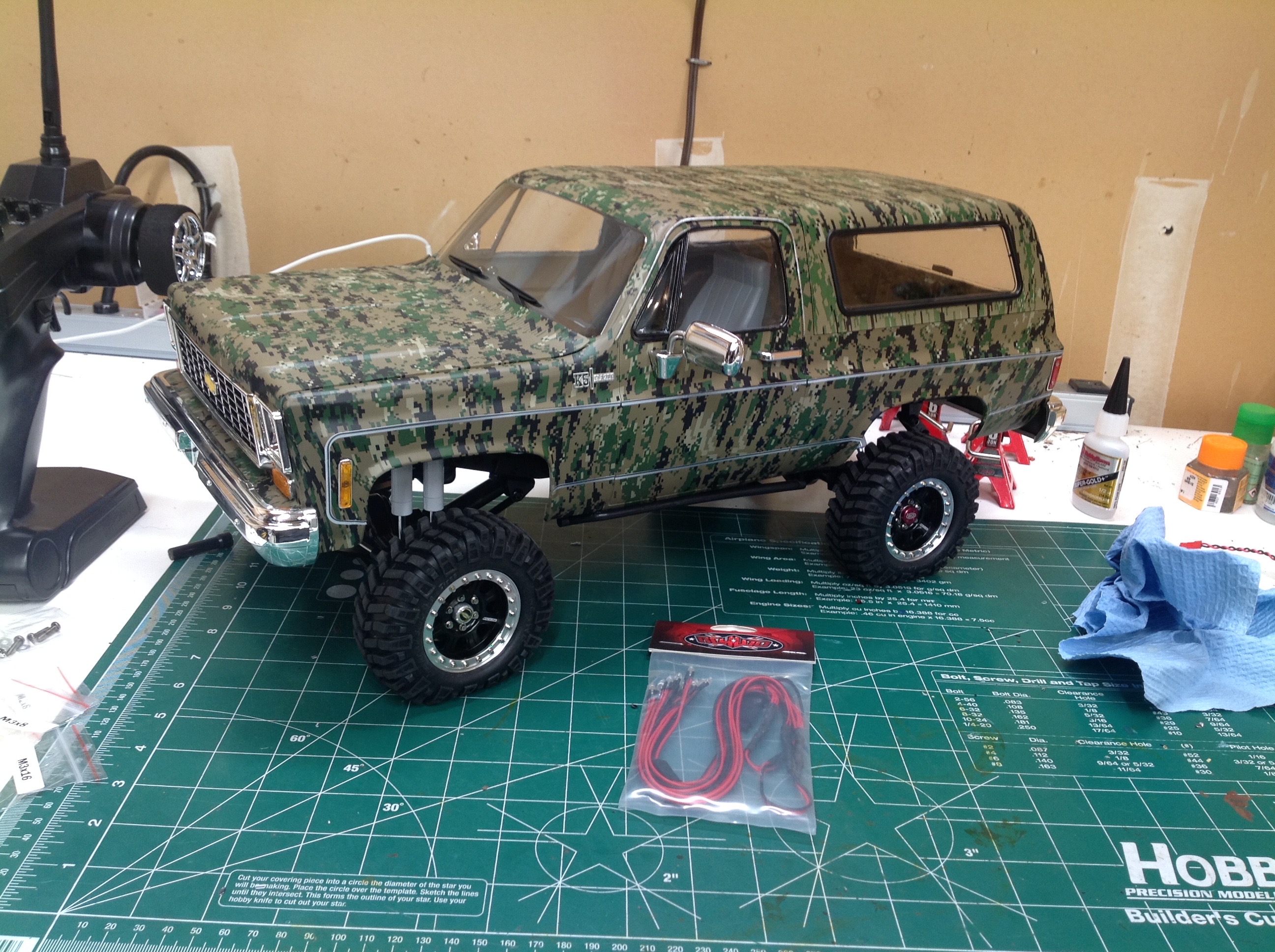 Rc4wd chevrolet blazer functional Hood and tailgate hardware rc4zs1564 Trail... 