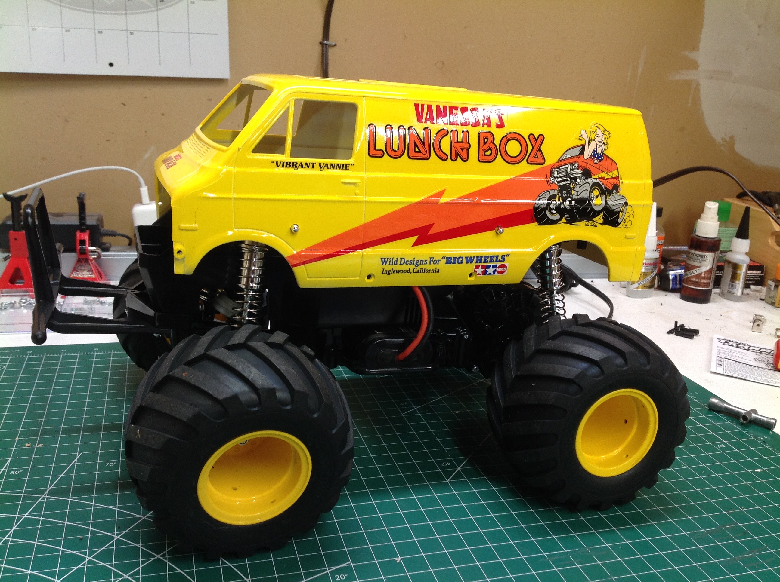 TAMIYA LUNCHBOX CLEAR COAT COMPLETE..!!! 