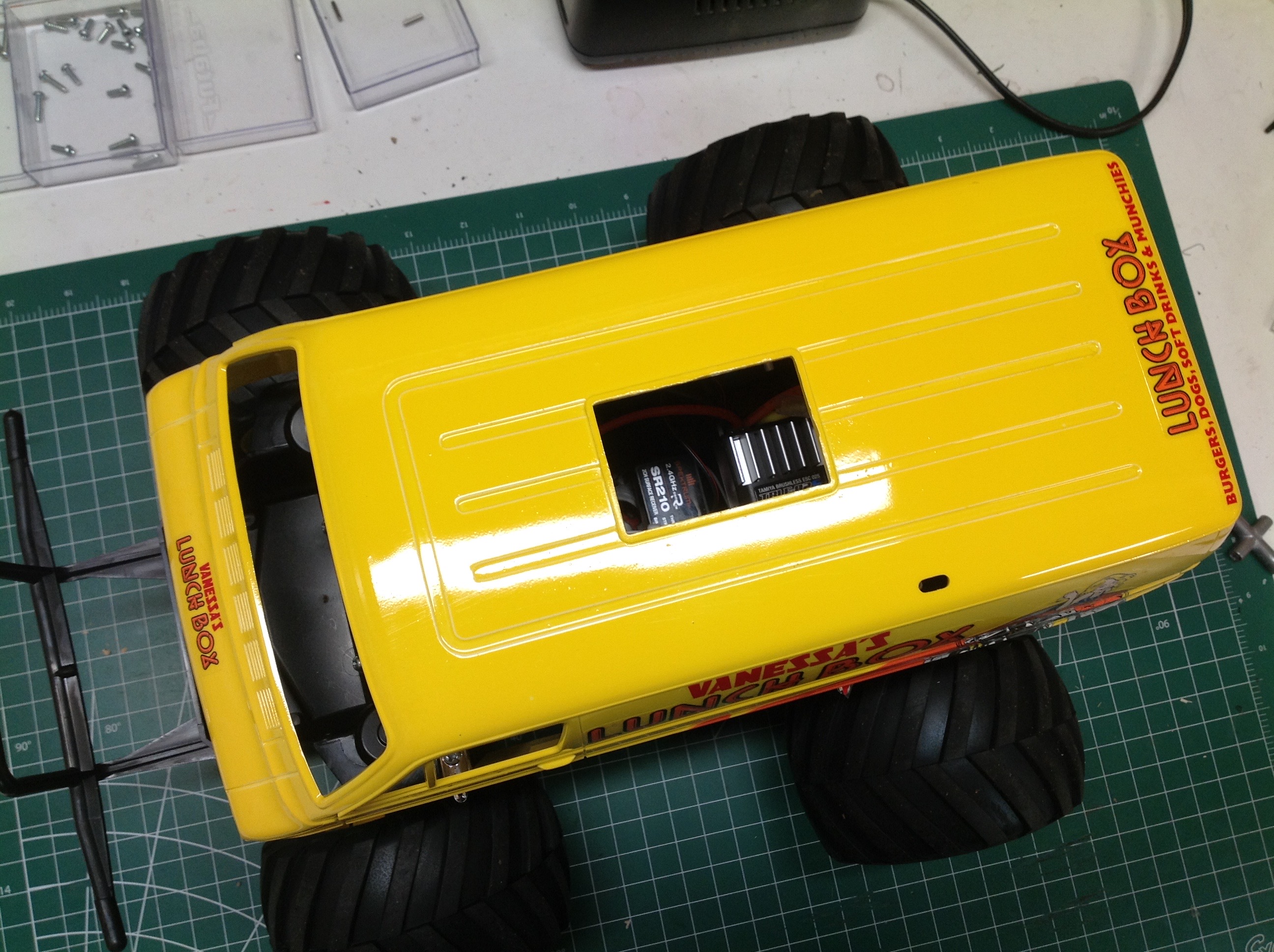 TAMIYA LUNCHBOX CLEAR COAT COMPLETE..!!! 