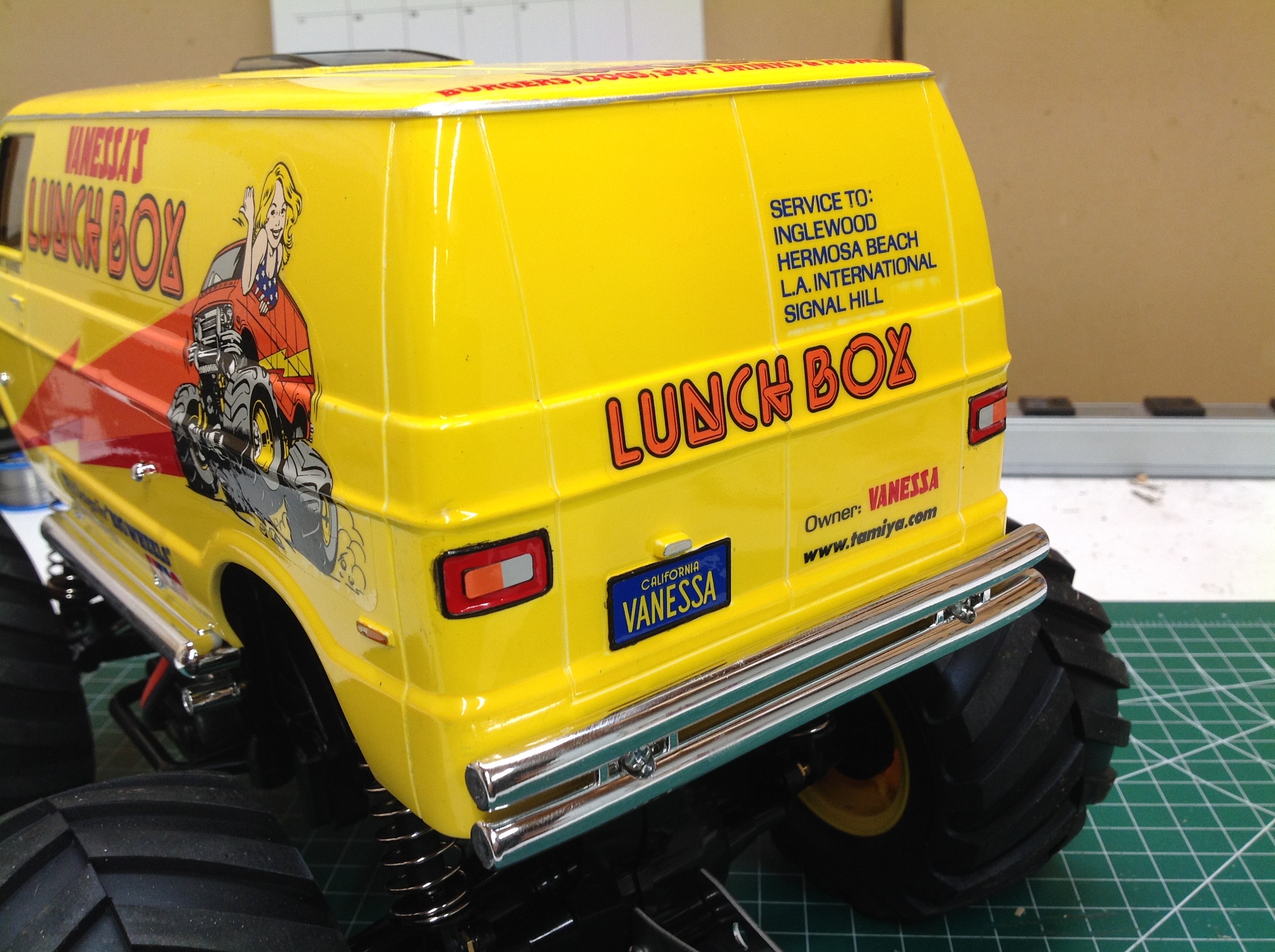 TAMIYA LUNCHBOX CLEAR COAT COMPLETE..!!! 