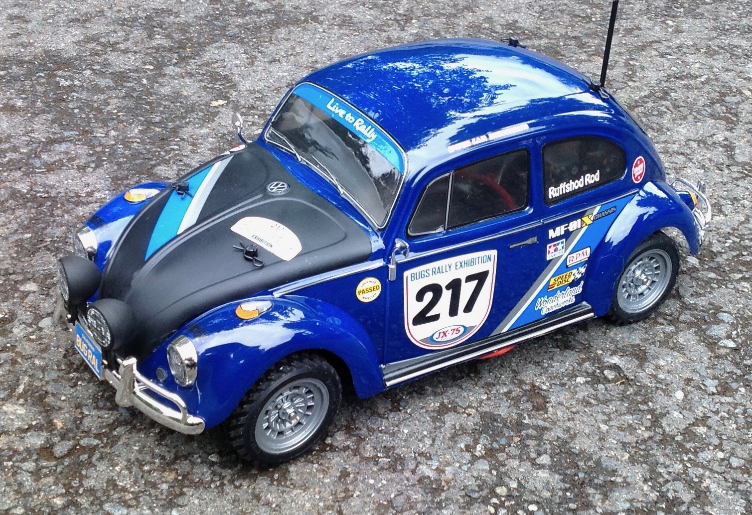 rc vw beetle body
