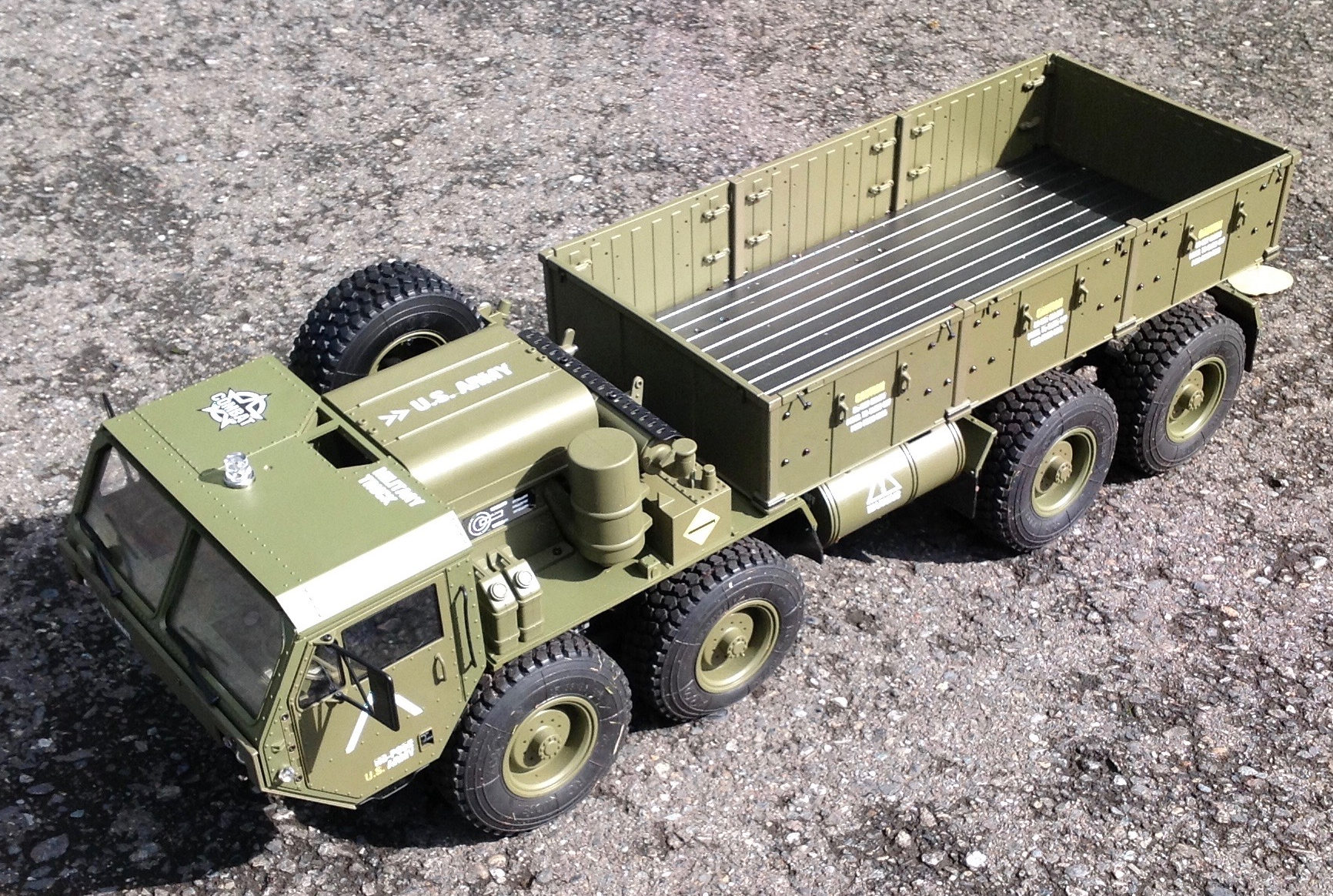 p805 jouets voiture rc militaire 1/12 us armée lance-missiles kit de  remorque pour hemtt camion adulte hobby